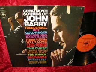 1966 Uk Nm Cbs 62402 Stereo Great Movie Sounds Of John Barry