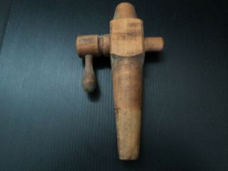 Antique Wooden Spigot Bung Keg Tap For Stoneware Crock Or Whiskey Beer Barrel.