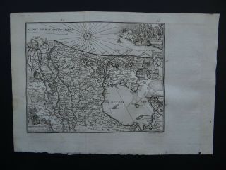 1739 Atlas Jacques Peeters Map Holland - Comitatus Holandiae