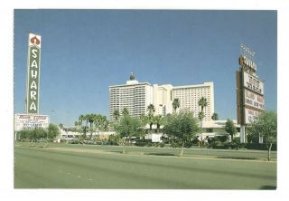 Sahara Hotel Casino Las Vegas Nevada Vintage 4x6 Postcard Lo26