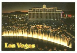 Bellagio Hotel & Casino Las Vegas Nevada Vintage 4x6 Postcard Af189