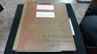 1960s Nasa Apollo Production Control Lem Manuscripts