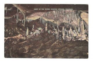 Cave Of The Winds Manitou Springs Colorado Vintage Postcard Eb232