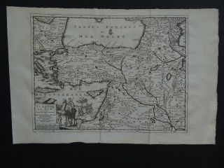 1729 Atlas Pieter Van Der Aa Map Turkey - Asia Minor - Cyprus Turquie En Asie