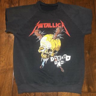 1986 Vintage Metallica Damage Inc Tour Sweatshirt Hetfield