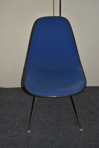 ^^ Herman Miller Vintage Shell Blue Fabric Chair - Parts/repair (ac 7)