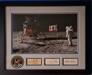Nasa Apollo 11 Crew Signed/autograph Aldrin/armstrong/collins