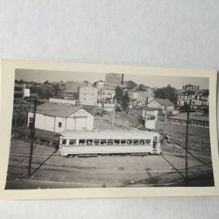 1941 Liberty Bell Philadelphia Allentown Trolley Car Street Scene Photograph