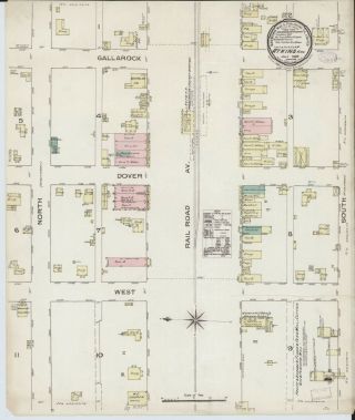 Atkins,  Arkansas Sanborn Map© Sheets 15 Maps Cd In Full Color 1886 - 1913