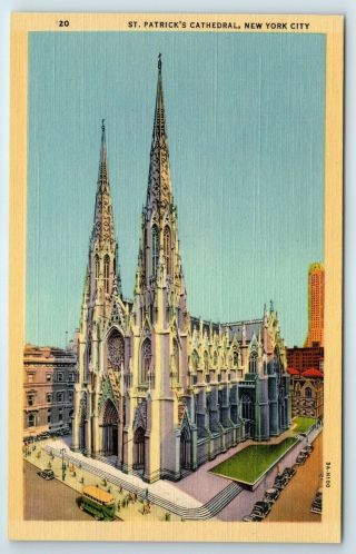 Vintage Postcard St Patrick 