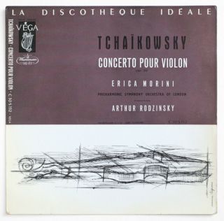 Erica Morini Tchaikovsky Violin Concerto Op.  35 France Vega C 30 S 152 Fd Lp