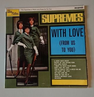 The Supremes With Love From Us To You Orig Tamla Uk Lp Mono Tml 11002 (beatles)