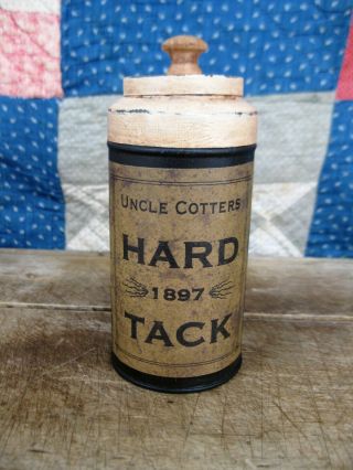 Antique Pantry Tin Uncle Cotter 