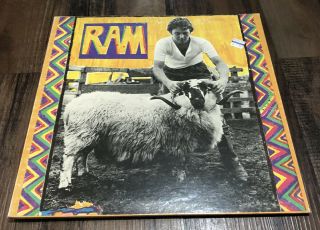 Paul & Linda Mccartney Ram 12 " Vinyl Lp Record (1971,  Apple)