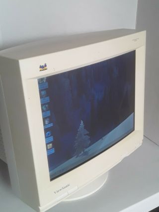 ViewSonic Professional Series PT770 CRT Monitor Display,  VGA Vintage. 3