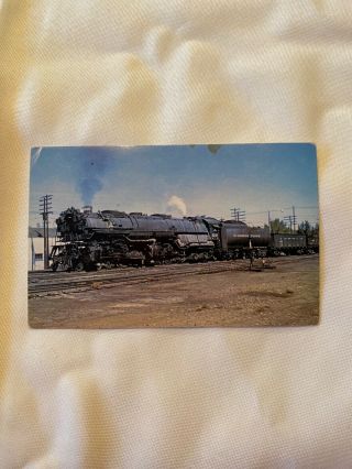Northern Pacific’s Locomotive 5107 Vintage Train Railroad Post Card