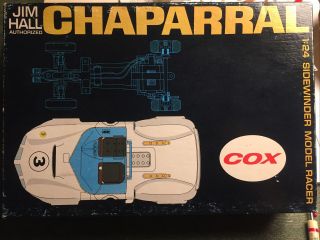1/24 Cox Chaparral 2 Vintage Slot Car Vgc