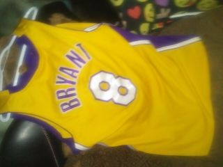 Vintage Kobe Bryant 8 Gold Los Angeles Lakers Nike Jersey Xl (updated W/,  Pix)