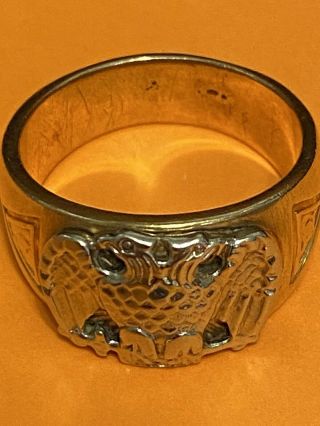 Vintage Scottish Rite Mason Ring Size 11