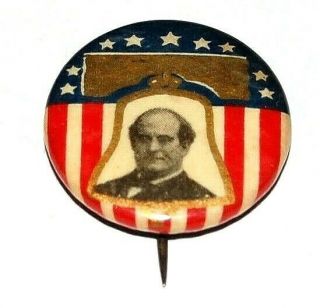 Rare 1908 William Jennings Bryan Campaign Pinback Button Political Presidential