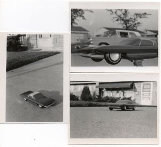 1959 Fisher Body Craftsman Guild? Hand Made Models 3 Vintage Photo Snapshots [.  A