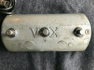 Vintage Vox 3 Button M - R - T Footswitch For Vox Amps