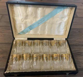 1893 Columbian Exposition Chicago 12 Glass Set Incredibly Rare