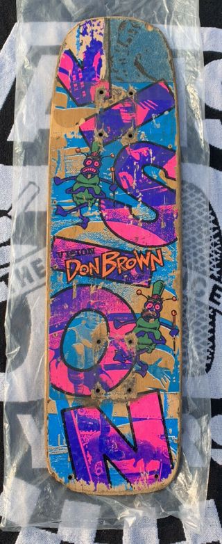 Vintage Old School Don Brown Freestyle Vision Skateboard Santa Cruz Hosoi Sims