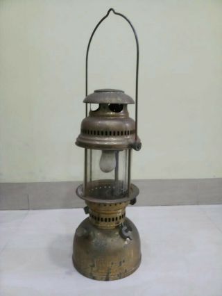 Vintage Brass Germany Petromax Light Kerosene Hasag Oil Lamp Steam Pump Lamp