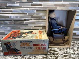 KAMAR JFK & Rocking Chair Music Box Vintage 1963 John Kennedy - Rare 5