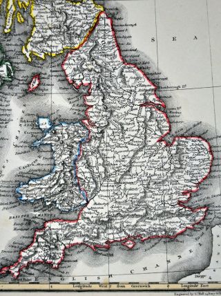 1836 Arrowsmith Map British Isles England Wales Scotland Ireland London Britain 3