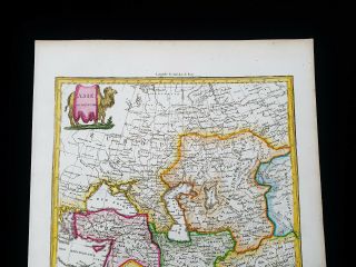 1812 LAPIE - rare map ASIA WESTERN,  SAUDI ARABIA,  YEMEN,  ARMENIA,  IRAN,  PALESTINE 3