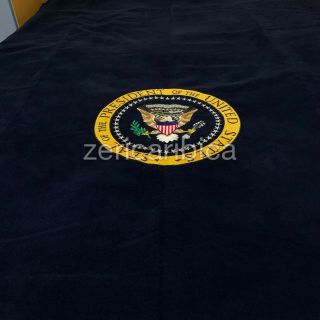 US PRESIDENTIAL SEAL OF THE PRESIDENT BLANKET AIR FORCE ONE EMBROIDERED 2