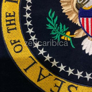 US PRESIDENTIAL SEAL OF THE PRESIDENT BLANKET AIR FORCE ONE EMBROIDERED 4