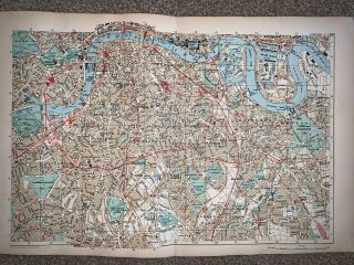 Large Scale Highly Detailed 1907 Street Map Of Se London By Gw Bacon