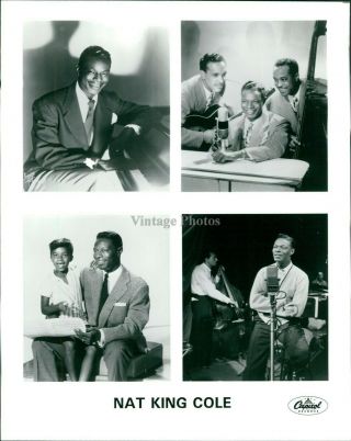 Nat King Cole Jazz Pianist Songwriter Singer Vocalist Musician Photo 8x10