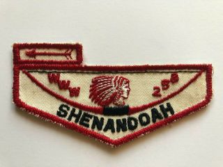 Shenandoah Lodge 258 Oa F1b First Flap Order Of The Arrow Boy Scouts Sewn