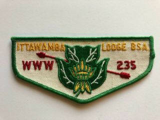 Ittawamba Lodge 235 F2 Oa Flap Patch Order Of The Arrow Boy Scouts