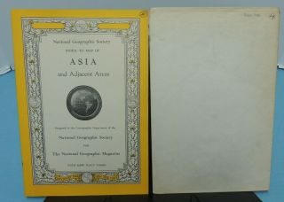Index Booklet To December 1942 Map Asia & Adjacent Areas National Geographic
