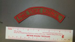 Boy Scout Pine Tree Council Krs Me Half Strip 4012ii
