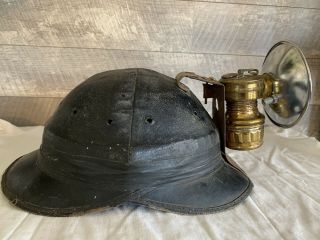 1919 Vintage Bullard 502 Hard Boiled Hard Hat Iron Worker Coal Miners