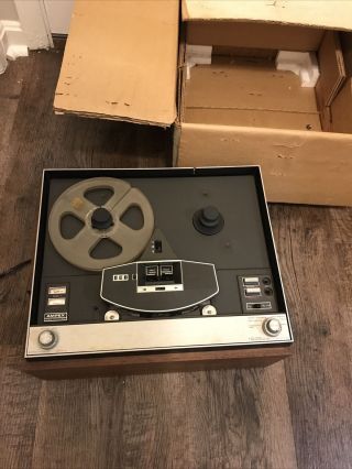 Vintage Ampex 750 Reel Tape Recorder - Boxed