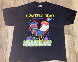 True Vintage Grateful Dead T - Shirt 93’ Chinese Year Oakload Brockum Xl Music