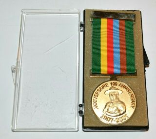 100th Anniversary Baden Powell Boy Scout Medal Award Decoration Protective Case
