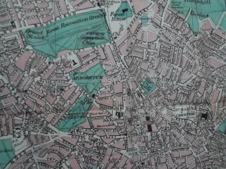 Bacon’s Large Scale Plan of Nottingham for Cyclists and Tourists c1895 3