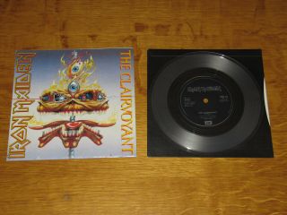 Iron Maiden - The Clairvoyant - 1988 Uk Clear Vinyl 7 " Single