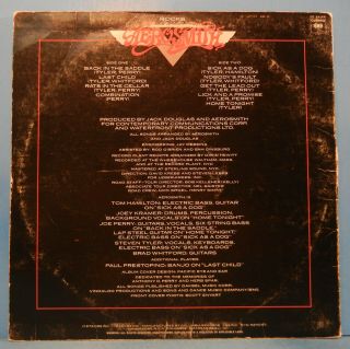 AEROSMITH ROCKS LP 1976 
