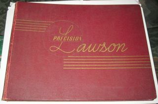 Circa 1945 - 50 Large Picture Book - Lawson Machine And Tool Company - Malden Ma
