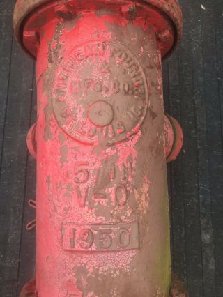 Vintage Street Fire Hydrant St.  Louis Mo Cast Iron
