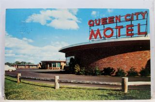 Hampshire Nh Manchester Queen City Motel Postcard Old Vintage Card View Post